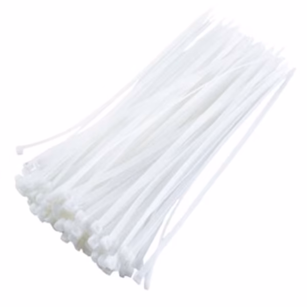AMARRE PALSTICO BLANCO 15CMX2.5 PAQUETE YES-1736B